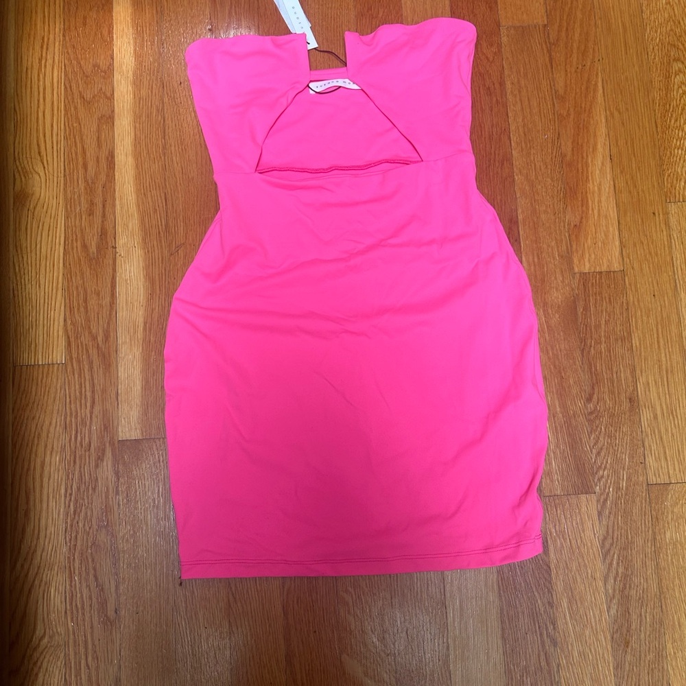 Susana Monaco bubblegum pink dress